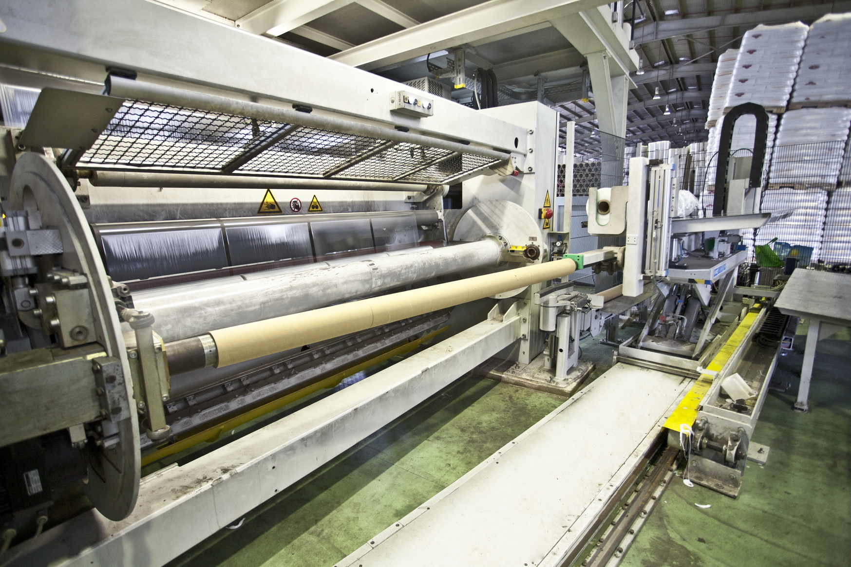 Stretch film conversion equipment at Xinco