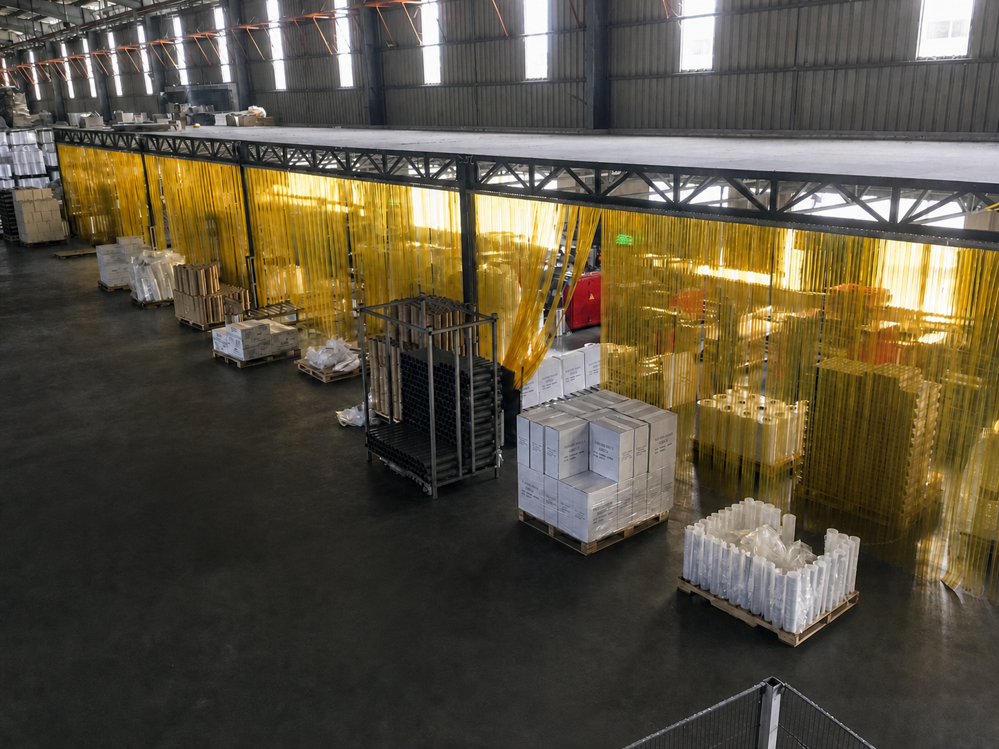 Xinco rewinding and finishing area